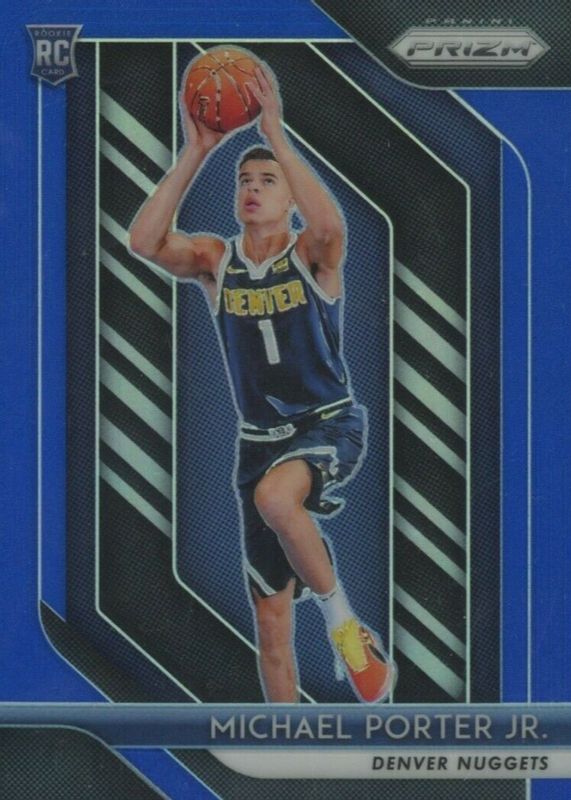 Michael Porter Jr. 2018 Prizm #32 Blue /199 Rookie SGC 9