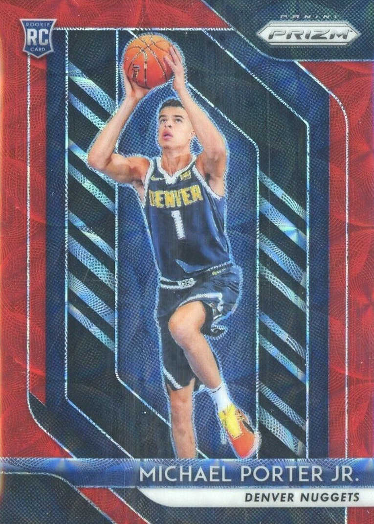 その他 PANINI PRIZM MICHAEL PORTER Jr. AUTO 2018 Panini Prizm Michael Porter Jr. ROOKIE #32 PSA 9 MINT