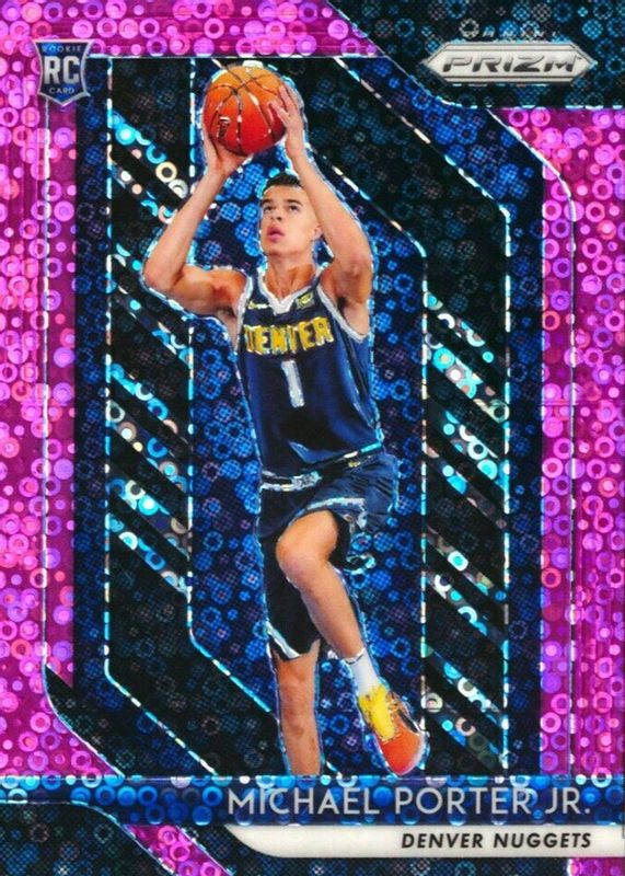 Michael Porter Jr. 2018 Prizm #32 Fast Break Pink /50 Rookie SGC 10 PRISTINE