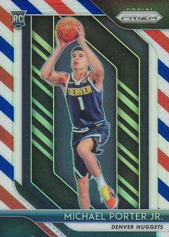 Michael Porter Jr. 2018 Prizm #32 Red White Blue Rookie SGC 9