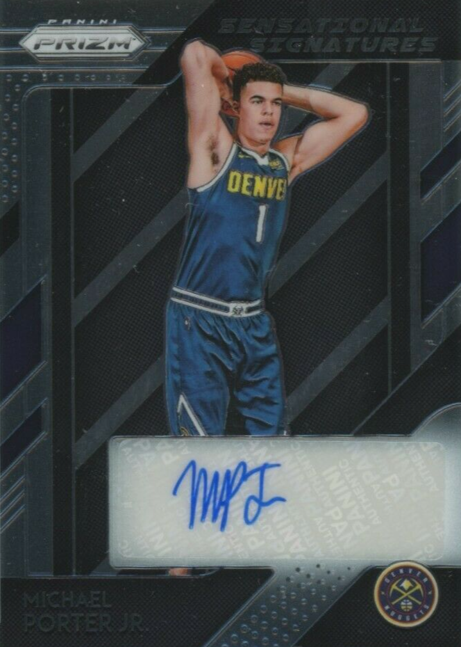 ET 2018-19 Panini Prizm Silver Rookie RC #32 Michael Porter