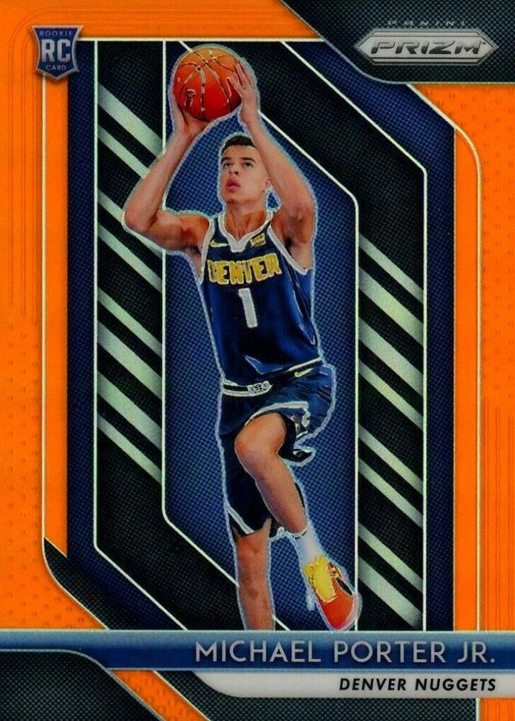 Michael Porter Jr. 2018 Prizm #32 Orange /49 PSA 10 Price Guide 