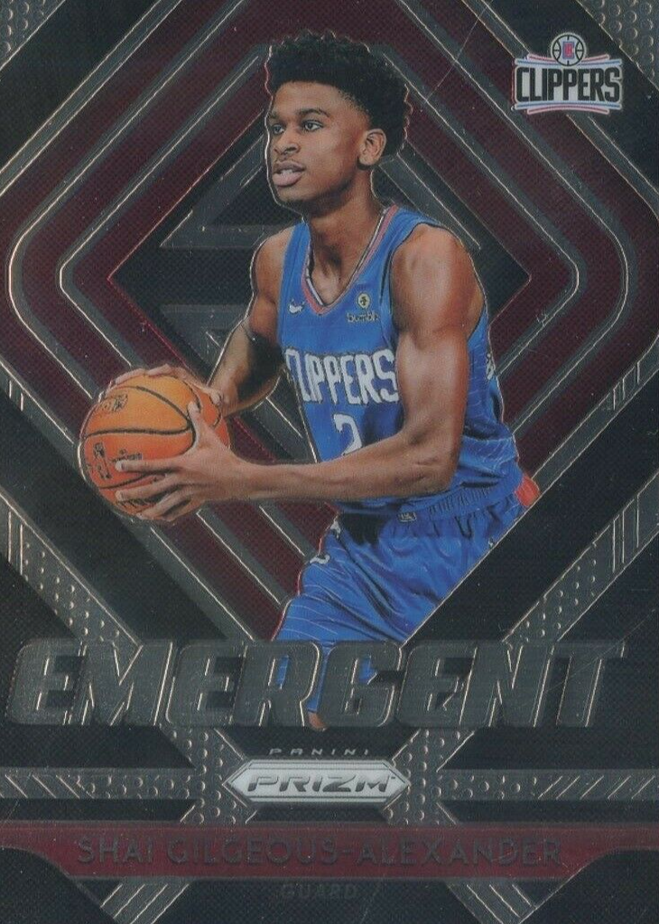 スポーツ選手 Shai Gilgeous-Alexander Prizm Choice RC SHAI GILGEOUS ALEXANDER 2018-19 CONTENDERS PREMIUM GOLD