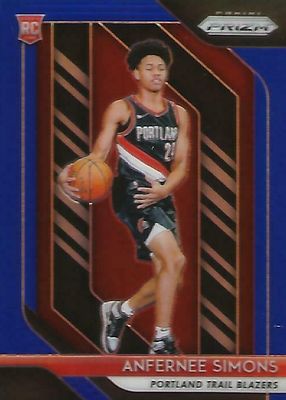 2018-19 Panini Select Anfernee Simons RC Portland Trail