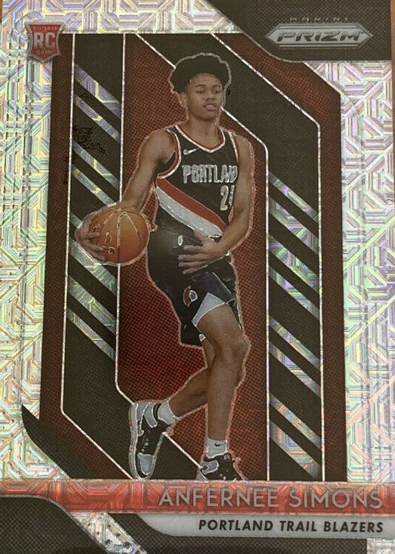 Anfernee Simons 2018 Prizm #61 Mojo /25 Rookie BGS 10 PRISTINE