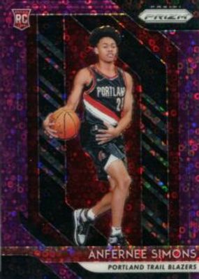 2018 Prizm #61 Fast Break Purple /75