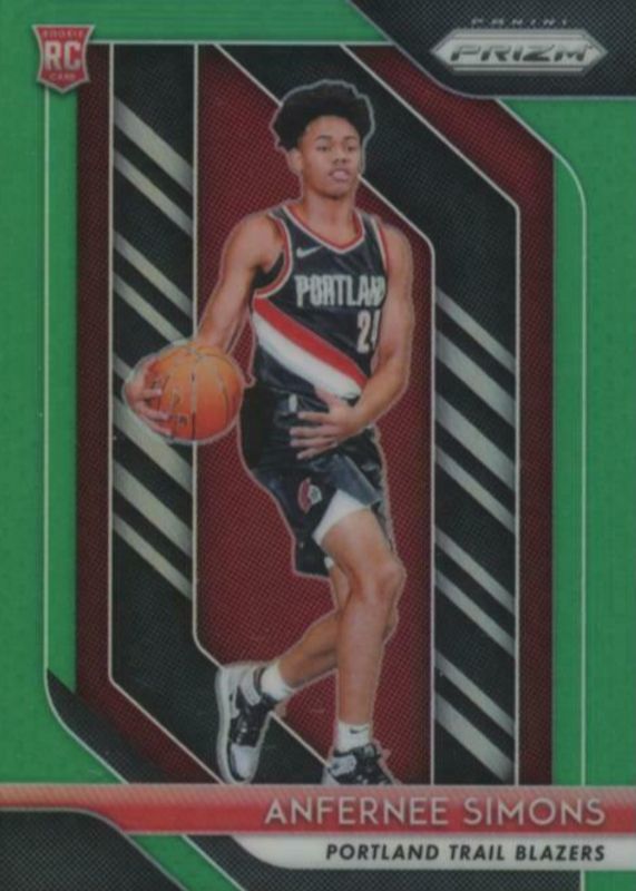 Anfernee Simons 2018 Prizm #61 Green Rookie BGS 9.5