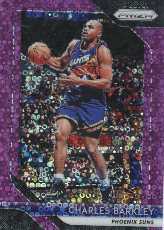 Charles Barkley 2018 Prizm #5 Fast Break Purple /75 PSA 10