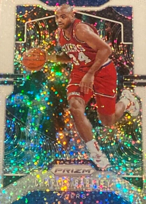 Charles Barkley 2018 Prizm #5 White Sparkle /(SSP) PSA 10