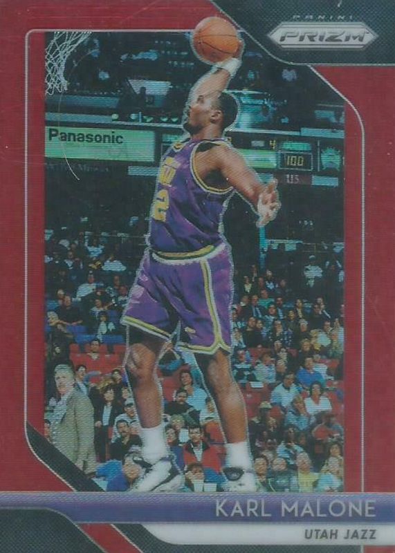 Karl Malone 2018 Prizm #75 Red /299 SGC 10