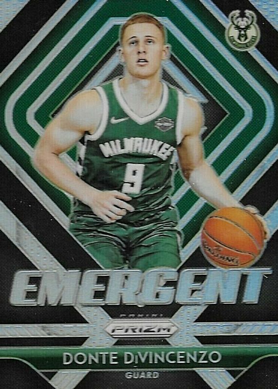 Donte DiVincenzo 2018 Prizm #17 Emergent - Silver Rookie SGC 10