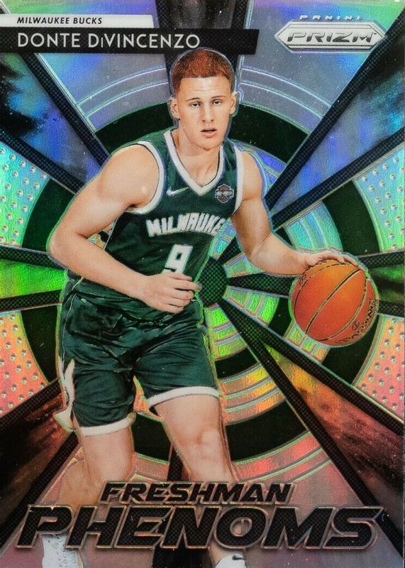 Donte DiVincenzo 2018 Prizm #9 Freshman Phenoms - Silver Rookie PSA 9