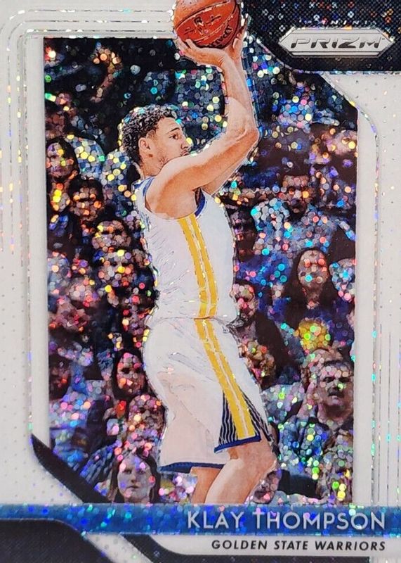 Klay Thompson 2018 Prizm #242 White Sparkle /(SSP) PSA 10