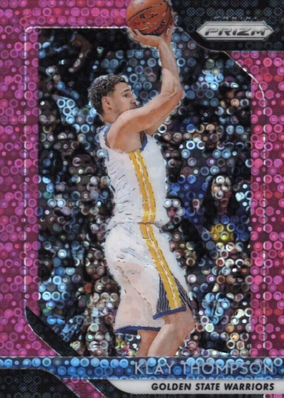 Klay Thompson 2018 Prizm #242 Fast Break Pink /50 PSA 10