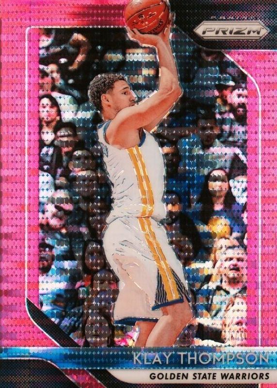 Klay Thompson 2018 Prizm #242 Pink Pulsar /42 PSA 10