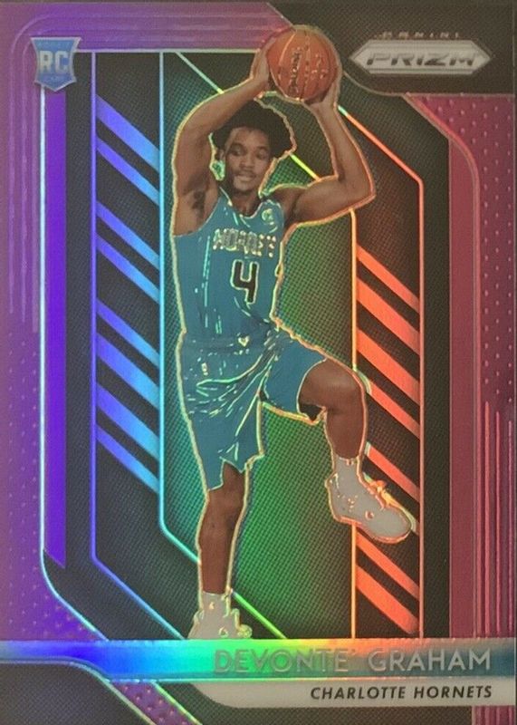 Devonte' Graham 2018 Prizm #288 Purple /75 Rookie SGC 9.5