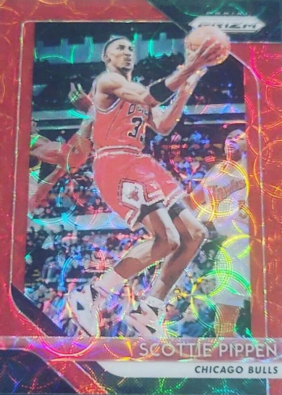 Scottie Pippen 2018 Prizm #65 Choice Red /88 RAW