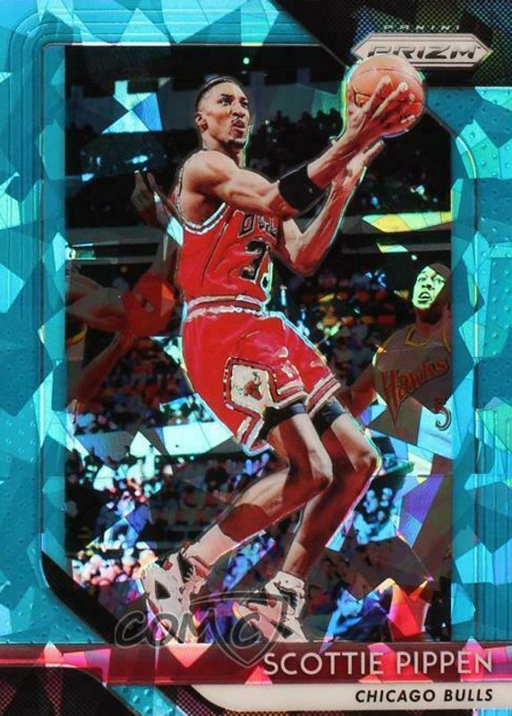 Scottie Pippen 2018 Prizm #65 Blue Ice /99 PSA 10