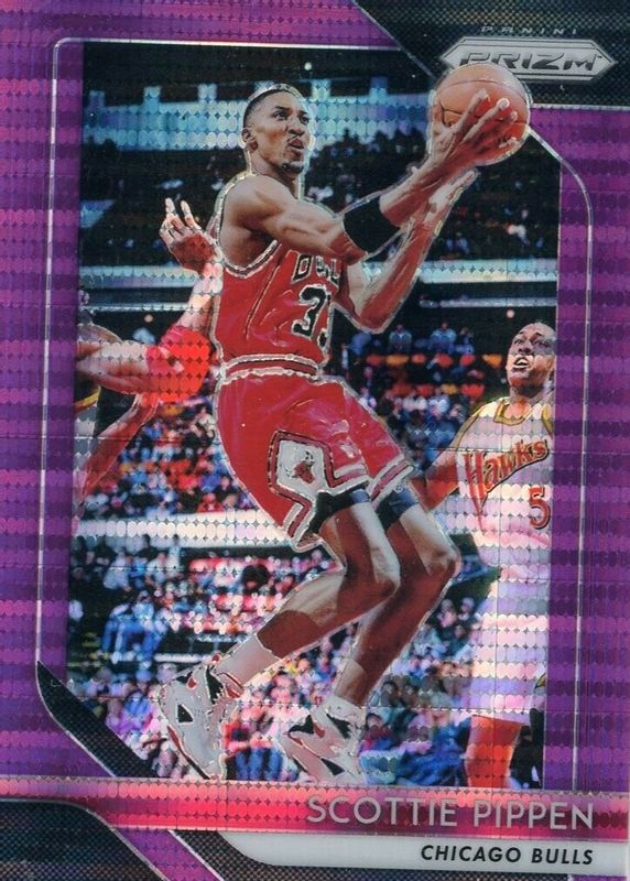 Scottie Pippen 2018 Prizm #65 Purple Pulsar /35 PSA 10