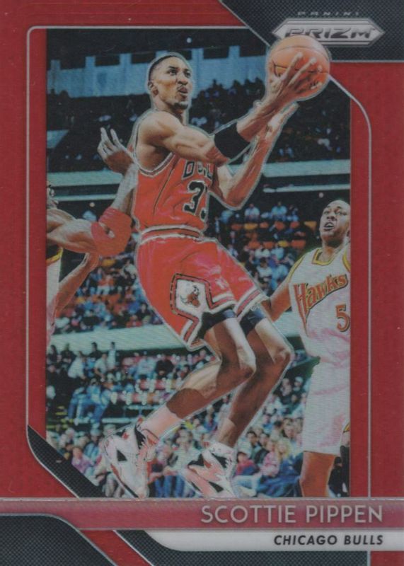 Scottie Pippen 2018 Prizm #65 Red /299 PSA 10