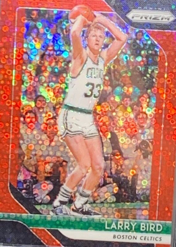 Larry Bird 2018 Prizm #85 Fast Break Red /125 PSA 10