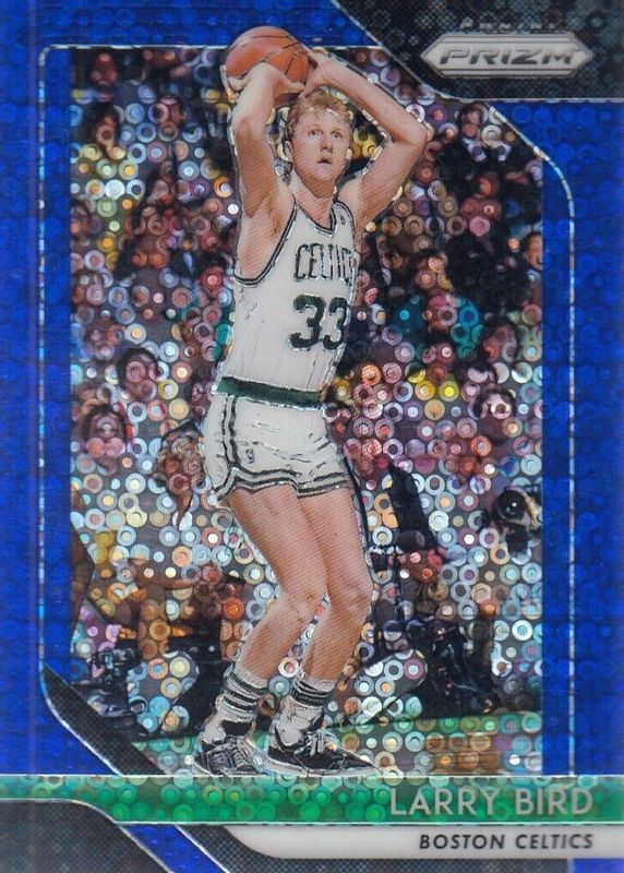 Larry Bird 2018 Prizm #85 Fast Break Blue /175 SGC 10