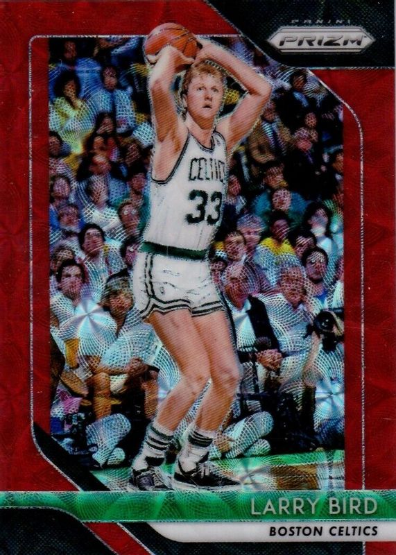 Larry Bird 2018 Prizm #85 Choice Red /88 PSA 10