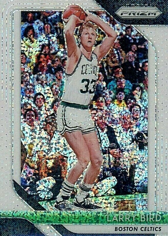 Larry Bird 2018 Prizm #85 White Sparkle /(SSP) BGS 9