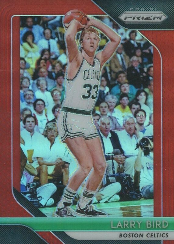 Larry Bird 2018 Prizm #85 Red /299 SGC 10