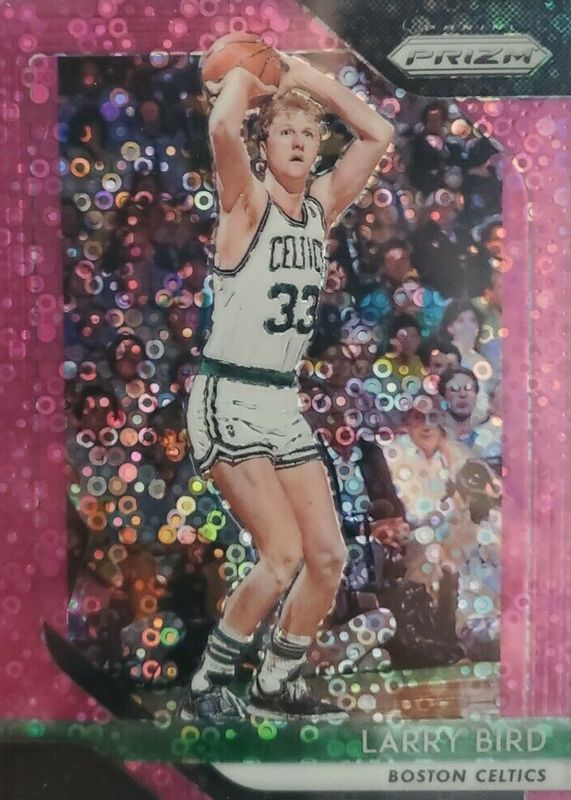 Larry Bird 2018 Prizm #85 Fast Break Pink /50 BGS 9.5