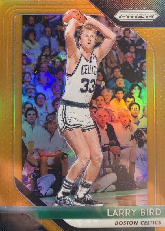 Larry Bird 2018 Prizm #85 Orange /49 PSA 10