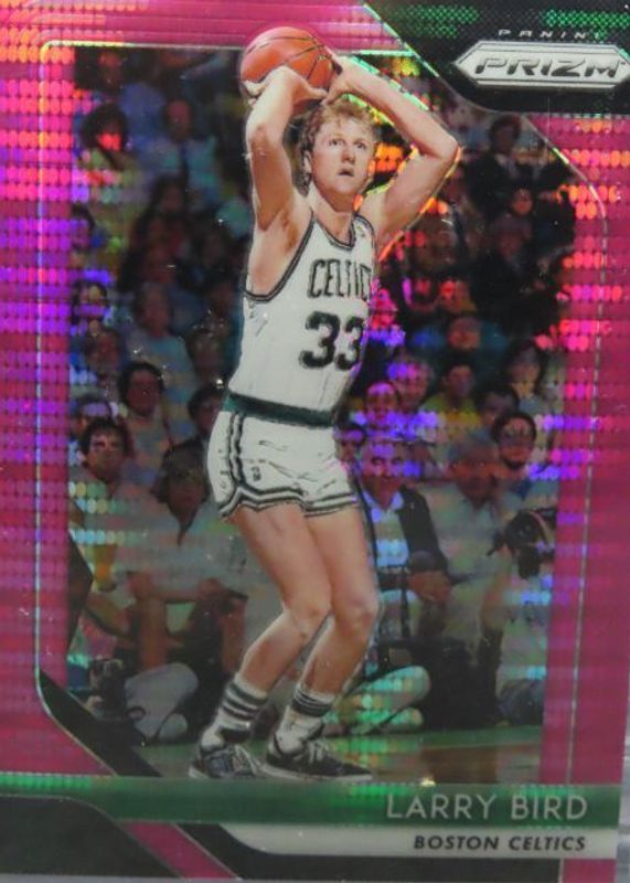 Larry Bird 2018 Prizm #85 Pink Pulsar /42 RAW