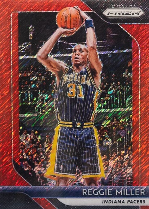 Reggie Miller 2018 Prizm #55 FOTL Red Shimmer /7 SGC 10