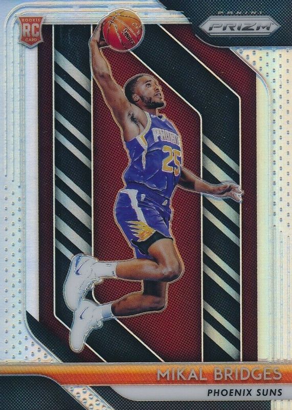 Mikal Bridges 2018 Prizm Red White Blue #289 Price Guide - Sports