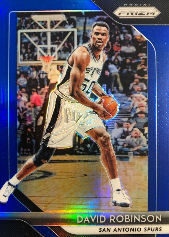 David Robinson 2018 Prizm #195 Blue /199 RAW