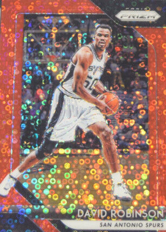 David Robinson 2018 Prizm #195 Fast Break Red /125 PSA 10