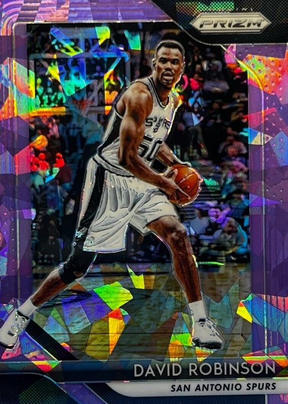 David Robinson 2018 Prizm #195 Purple Ice /149 PSA 9