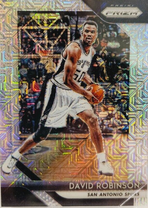 David Robinson 2018 Prizm #195 Mojo /25 RAW