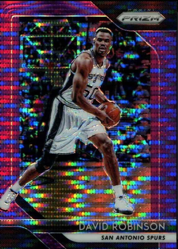 David Robinson 2018 Prizm #195 Purple Pulsar /35 SGC 9.5