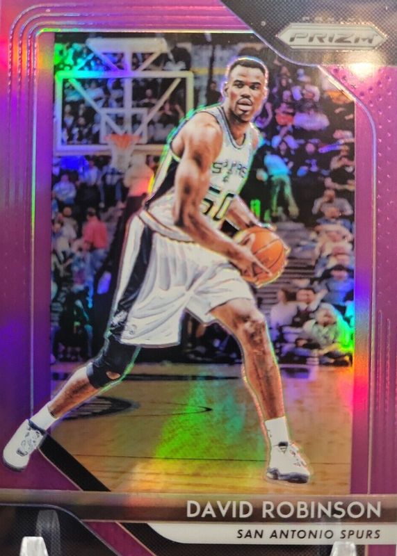 David Robinson 2018 Prizm #195 Purple /75 PSA 10