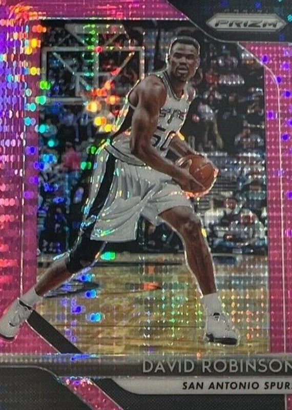 David Robinson 2018 Prizm #195 Pink Pulsar /42 PSA 10