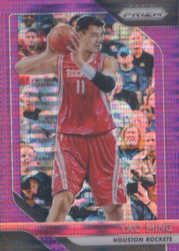 Yao Ming 2018 Prizm #135 Purple Pulsar /35 PSA 10