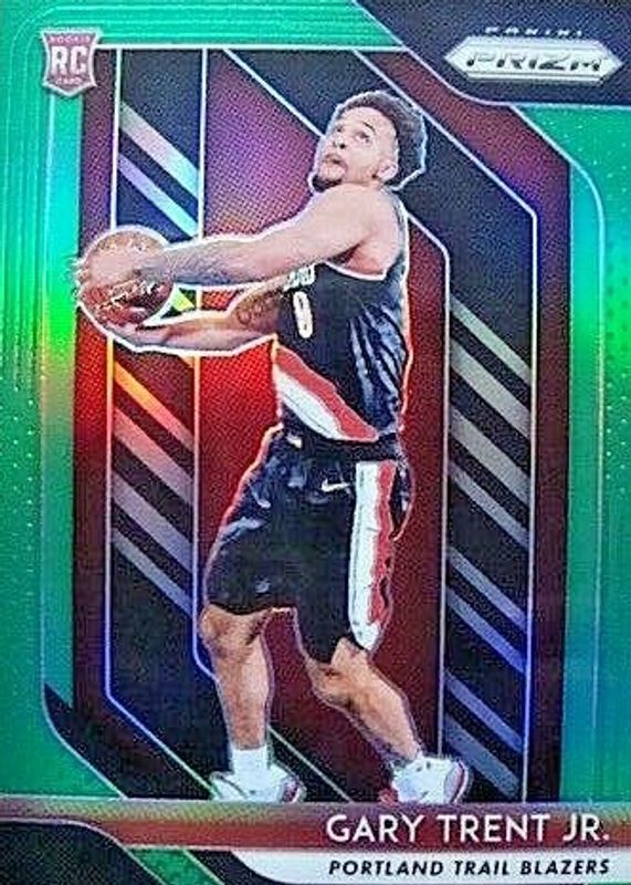 Gary Trent Jr. 2018 Prizm #71 Green Rookie SGC 10