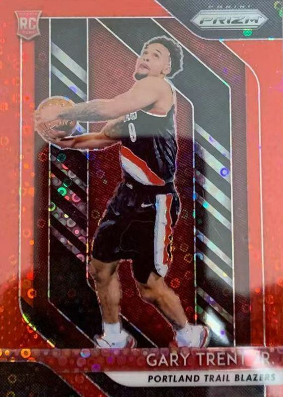 Gary Trent Jr. 2018 Prizm #71 Fast Break Red /125 Rookie BGS 10 BLACK LABEL