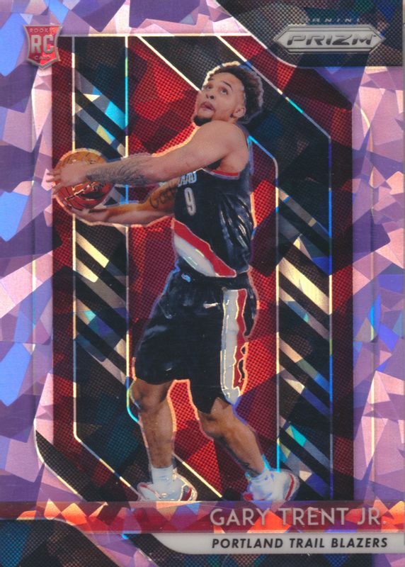 Gary Trent Jr. 2018 Prizm #71 Purple Ice /149 Rookie RAW