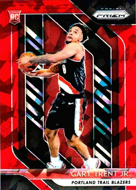 Gary Trent Jr. 2018 Prizm #71 Red Ice Rookie SGC 9