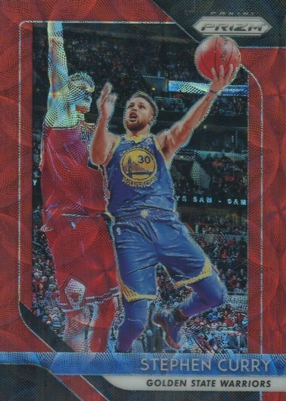 Stephen Curry 2018 Prizm #222 Choice Red /88 PSA 10