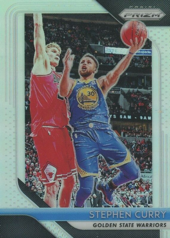 Stephen Curry 2018 Prizm #222 Silver PSA 9