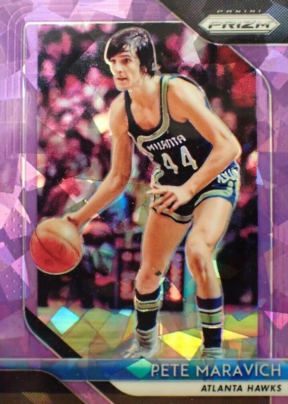 Pete Maravich 2018 Prizm #255 Purple Ice /149 PSA 10