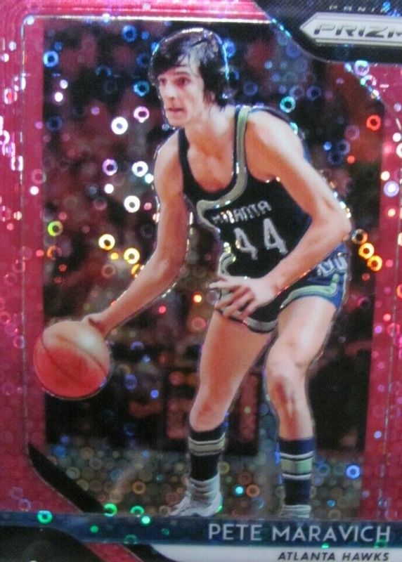 Pete Maravich 2018 Prizm #255 Fast Break Pink /50 SGC 10